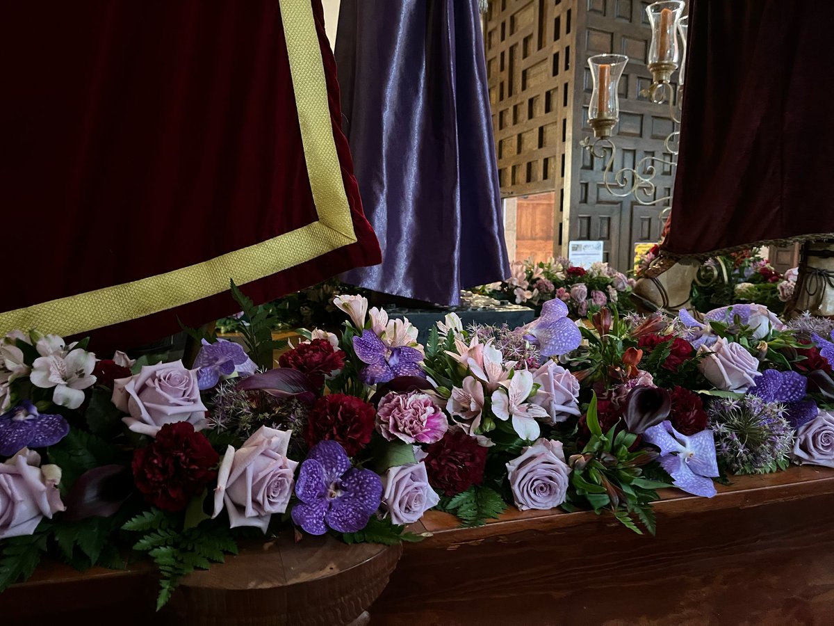 Nuestro Padre Jesús de la Salud preparado para participar en el Santo Entierro Magno. Saldrá mañana de Santo Domingo a las 18.00 horas y pondrá rumbo a la Plaza de Santa María.