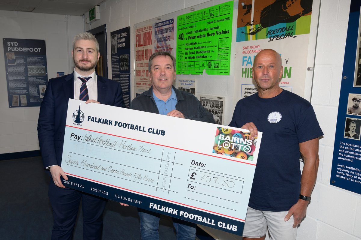 Falkirk FC (@falkirkfc) on Twitter photo 💙 Last week our Commercial Manager, Sean Skelly, visited <a href="/strathcarron1/">Strathcarron Hospice</a>, <a href="/MaggiesCentres/">Maggie's Centres</a> and Falkirk Football Heritage Trust, to donate this season's unclaimed <a href="/BTWFalkirk/">Behind The Wall</a> 50/50 draw winnings.
Full story here 👉 falkirkfc.co.uk/2025/04/17/fal… 💙 Last week our Commercial Manager, Sean Skelly, visited <a href="/strathcarron1/">Strathcarron Hospice</a>, <a href="/MaggiesCentres/">Maggie's Centres</a> and Falkirk Football Heritage Trust, to donate this season's unclaimed <a href="/BTWFalkirk/">Behind The Wall</a> 50/50 draw winnings.
Full story here 👉 falkirkfc.co.uk/2025/04/17/fal…