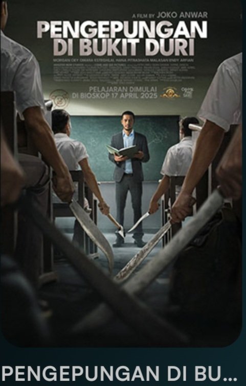 sarmanella's tweet photo. Kereeeen banget filmya seru dari awal hingga akhir...big thumbs actingnya @morganoey @OMARAESTEG13611 ...luar biasa karyanya n success ya @jokoanwar https://t.co/U8bW6oOONd