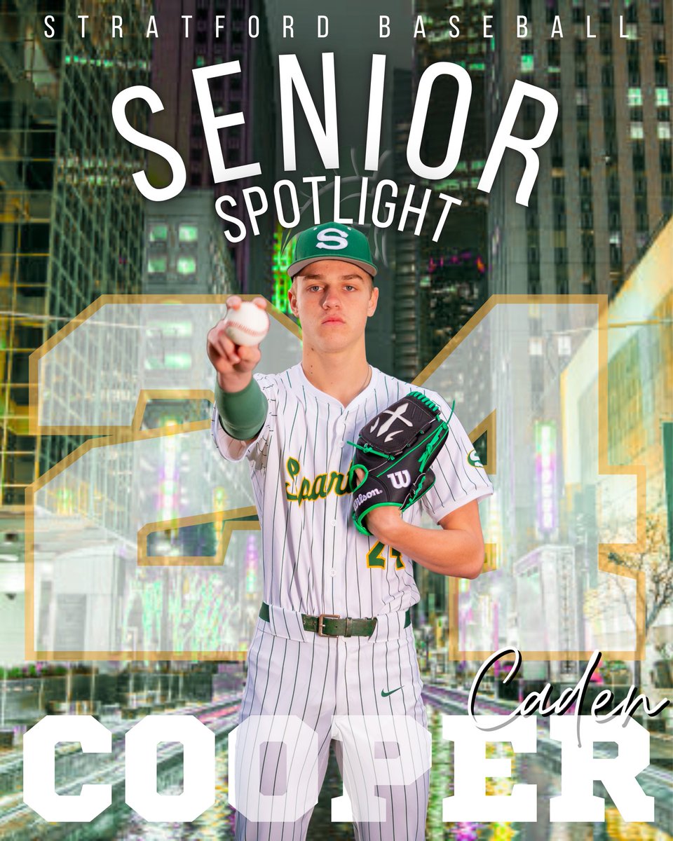 Stratford Spartan Baseball (@stratford_bsbl) on Twitter photo Spartan Senior Spotlight: Caden Cooper! Caden plans to attend and continue his baseball career at the University of Houston this Fall #spartanpride
<a href="/ItsCoachHall/">Coach Hall</a> <a href="/77079Athletics/">Stratford High School Athletics</a> <a href="/SHS_BoosterClub/">Stratford Booster</a> <a href="/UHCougarBB/">Houston Baseball</a> Spartan Senior Spotlight: Caden Cooper! Caden plans to attend and continue his baseball career at the University of Houston this Fall #spartanpride
<a href="/ItsCoachHall/">Coach Hall</a> <a href="/77079Athletics/">Stratford High School Athletics</a> <a href="/SHS_BoosterClub/">Stratford Booster</a> <a href="/UHCougarBB/">Houston Baseball</a>