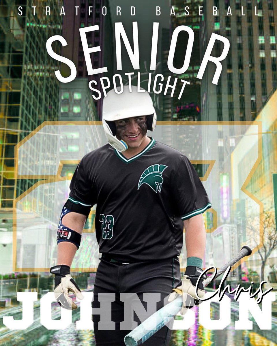 Stratford Spartan Baseball (@stratford_bsbl) on Twitter photo Spartan Senior Spotlight: Chris Johnson! Chris plans to attend and continue his baseball career at the University of St. Thomas this Fall #spartanpride
<a href="/ItsCoachHall/">Coach Hall</a> <a href="/77079Athletics/">Stratford High School Athletics</a> <a href="/SHS_BoosterClub/">Stratford Booster</a> <a href="/USTCeltsBSB/">UST Baseball</a> Spartan Senior Spotlight: Chris Johnson! Chris plans to attend and continue his baseball career at the University of St. Thomas this Fall #spartanpride
<a href="/ItsCoachHall/">Coach Hall</a> <a href="/77079Athletics/">Stratford High School Athletics</a> <a href="/SHS_BoosterClub/">Stratford Booster</a> <a href="/USTCeltsBSB/">UST Baseball</a>