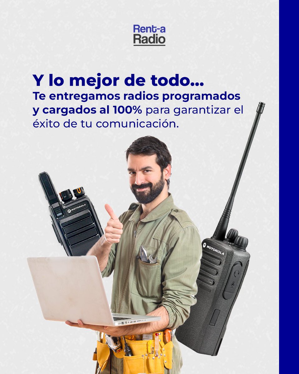 👉🤔¿Por qué alquilar?

Alquilar te permite poder contar con una gran flota de radios con mucho menos presupuesto por el tiempo que lo necesites.

✅ Además de contar con el respaldo de técnicos profesionales.

🤩¿Vas a alquilar?

Contáctanos +58 412-4870252📲