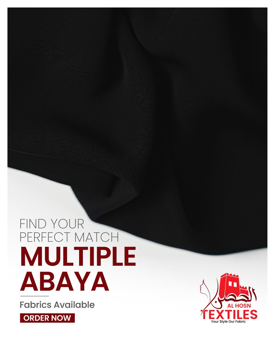 alhosntextiles's tweet image. Multiple Abaya Fabrics Available Now
Soft. Stylish. Sophisticated.
📩 DM to Order
.
#abayadesign #modestwear #modestchic #fashionfabric #abayaedit #arabstyle #modestywithstyle #modestwardrobe #abayanation #abayatrends #alhosntextiles