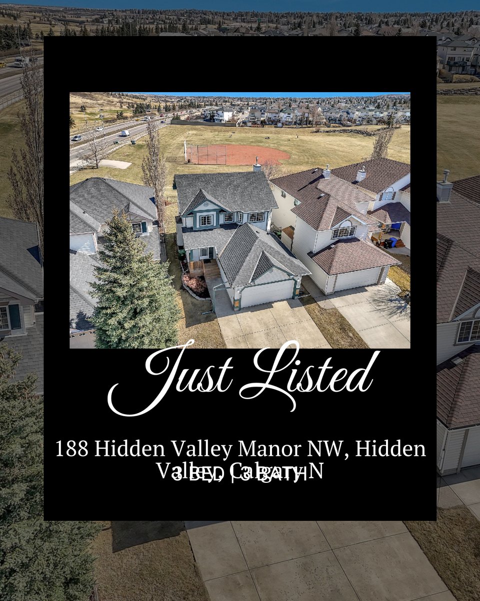 agentchrismat's tweet photo. Welcome to Your New Family Home in Hidden Valley! 🌟
This home is filled with sunlight and the joy of family life. Stunning backyard views.  This home is move-in ready!🔑
#FamilyHome #HiddenValley #JustListed #RealEstate #CalgaryLiving https://t.co/REFMAlOJ7R