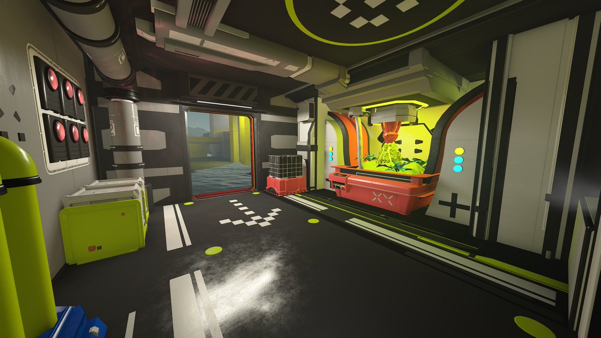 ZaddyHammer's tweet image. Been exploring Marathon’s art style in Halo Infinite’s Forge. Here’s a look at an interior I’ve been building—still a WIP!
#Halo #Marathon #Bungie #Forge