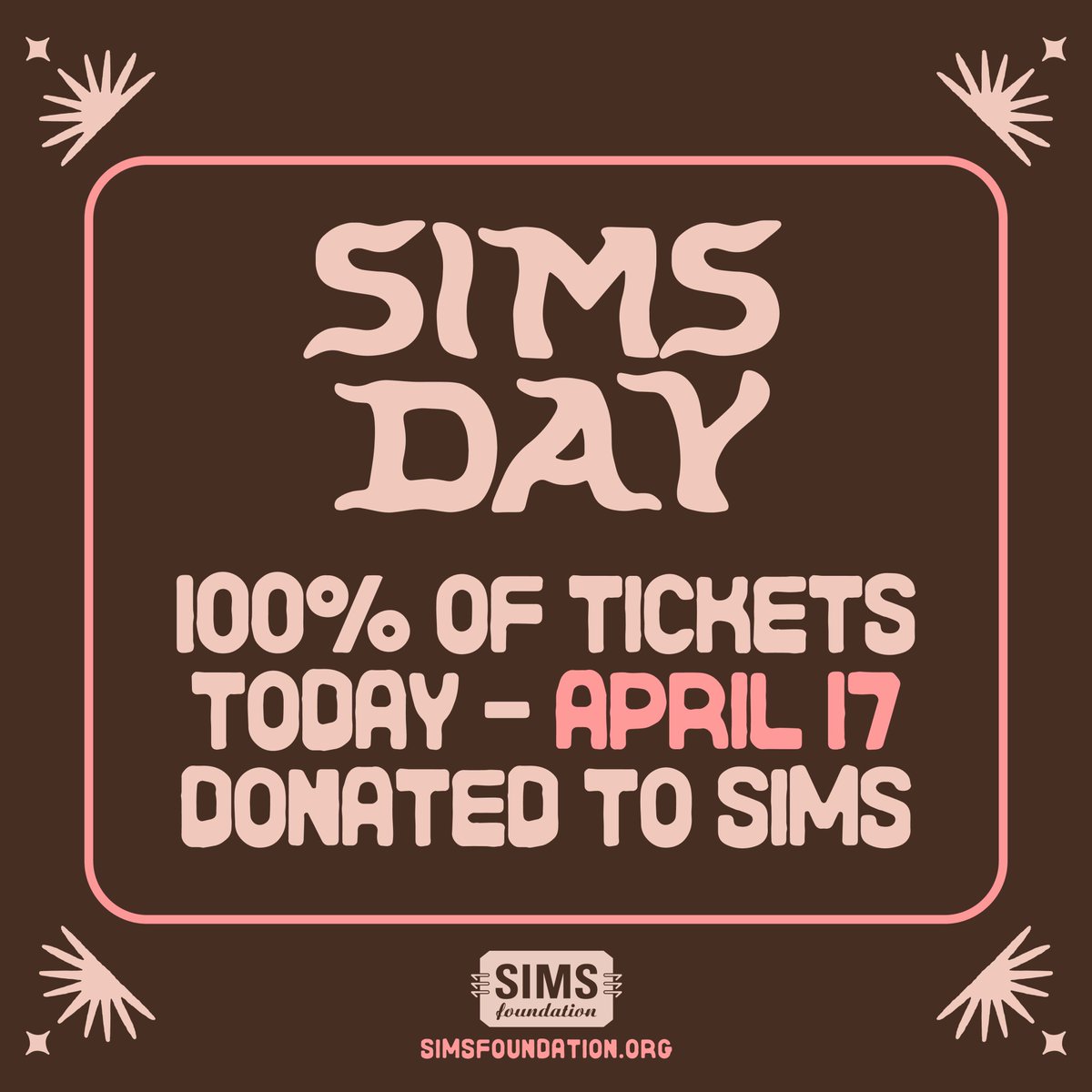 LEVITATION's tweet photo. TODAY we're celebrating the work of @SIMSfoundation with a sales drive to promote and help fund their mission. 

When you buy a 3 Day Pass or a Single Day ticket today for AUSTIN PSYCH FEST, 100% of the ticket purchase goes to the awesome folks at SIMS: https://t.co/015SvMRJjt https://t.co/JbpmaPC2S7