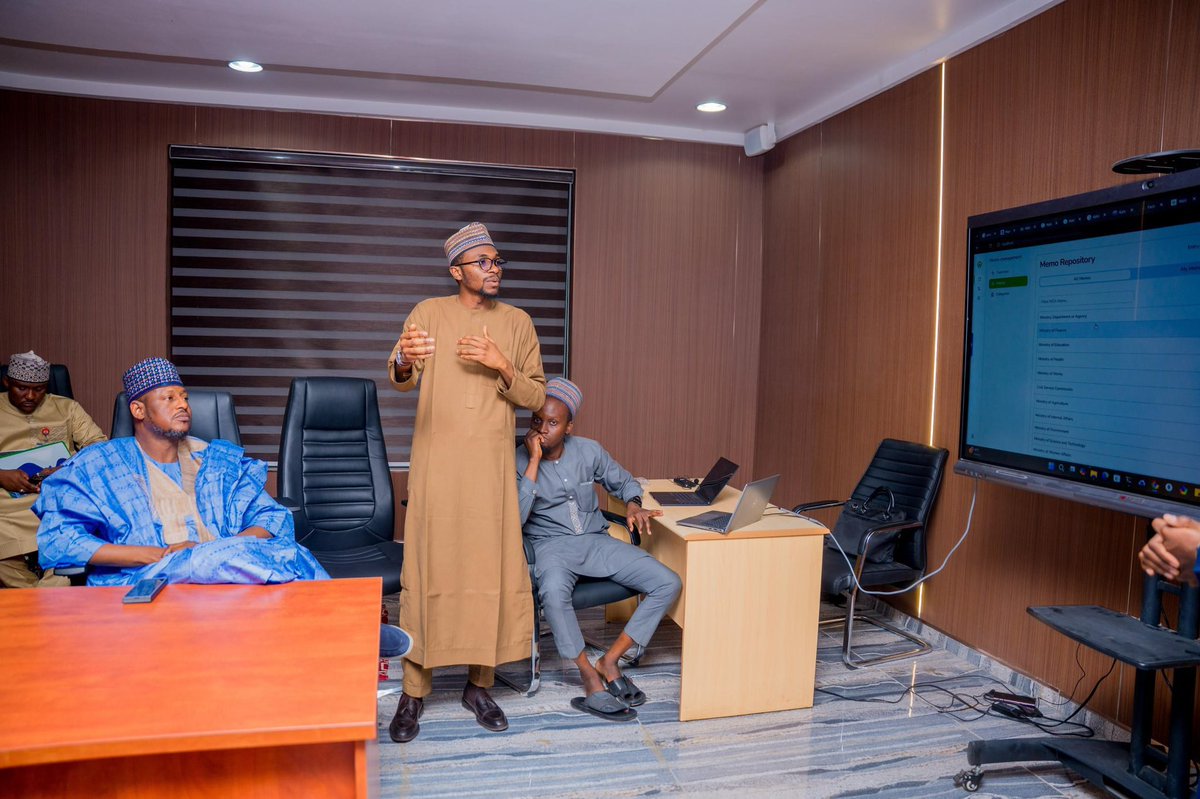 Katsina Directorate of ICT (@katdict) on Twitter photo Our KATDICT team presented Katsina's digital transformation journey to HE <a href="/dikko_radda/">Dikko Umaru Radda, Ph.D. CON.</a> yesterday from connecting MDAs to launching e-Gov platforms. Proud to receive his strong confidence in our work,. Building Katsina's digital future together, for you and by your own! Our KATDICT team presented Katsina's digital transformation journey to HE <a href="/dikko_radda/">Dikko Umaru Radda, Ph.D. CON.</a> yesterday from connecting MDAs to launching e-Gov platforms. Proud to receive his strong confidence in our work,. Building Katsina's digital future together, for you and by your own!