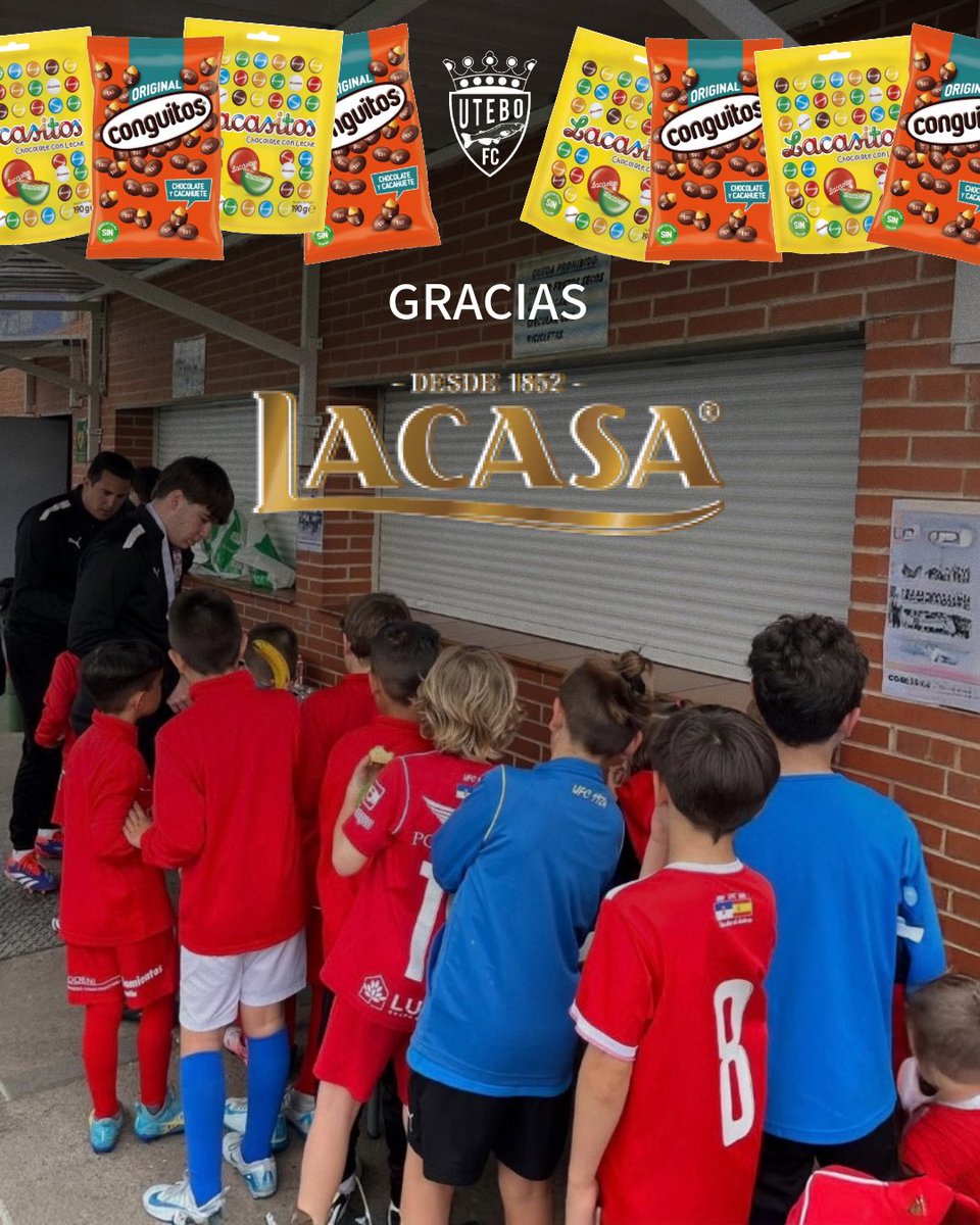 😍🐟💙 𝑪𝘼𝑴𝙋𝑼𝙎 𝙎𝑬𝙈𝑨𝙉𝑨 𝑺𝘼𝑵𝙏𝑨 💙🐟😍

👉 Agradecer a Chocolates La asa por su colaboración en nuestro campus, gracias por hacer disfrutar a nuestros participantes con los deliciosos Lacasitos y Conguitos 😍

@chocolateslacasa 

#ADNBarbo
#UteboFC