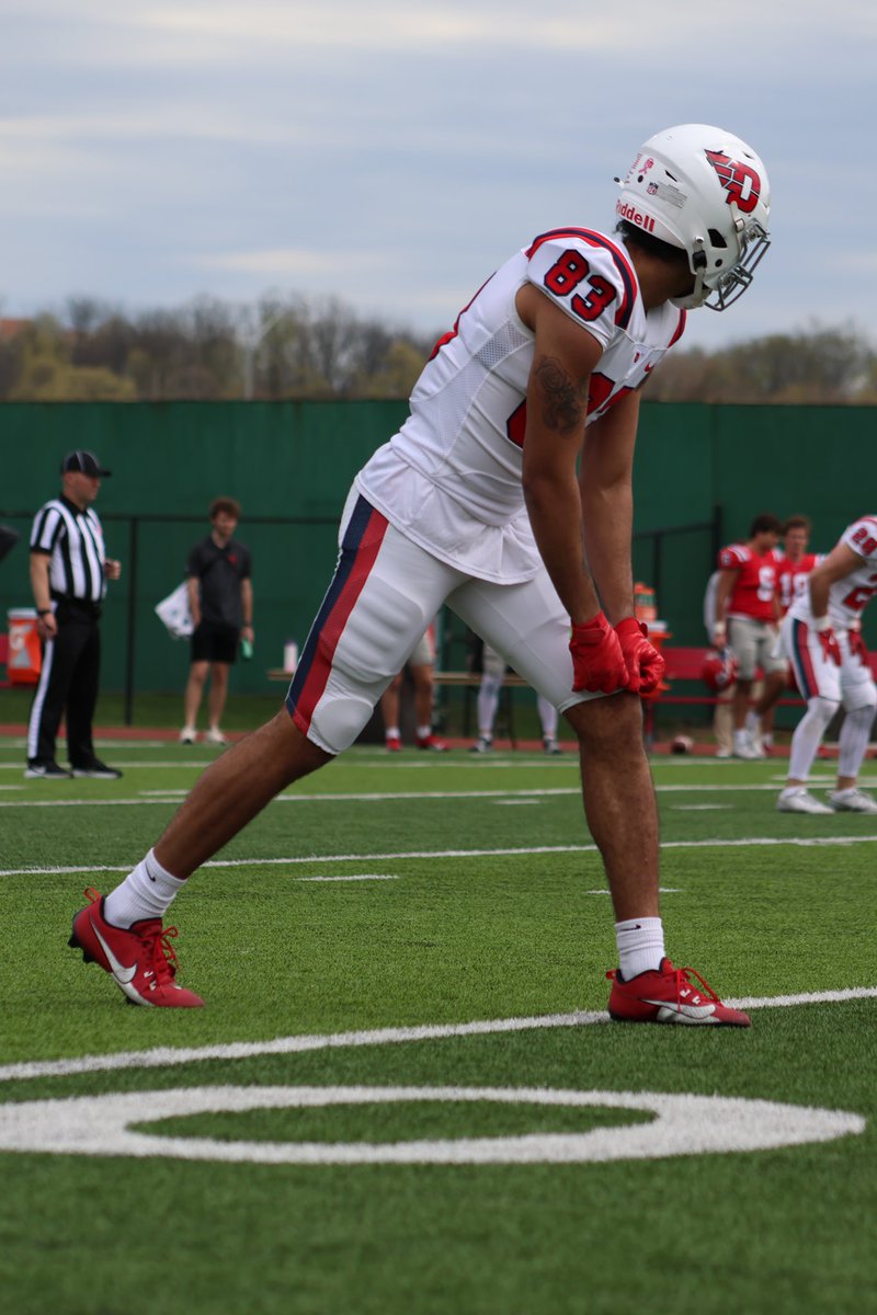 I’m thankful to the university of Dayton but after careful thinking and consideration I’ve decided to decommit and pursue my football career elsewhere. My Recruitment is 100% open!