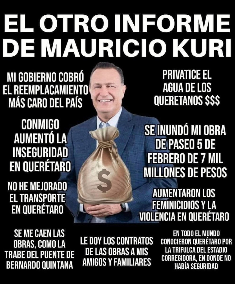 vontau45's tweet photo. @deivid_777 @makugo @FeliFerMacias ‼️UNA PORQUERÍA DE OBRA ‼️
#ElPANnoSabeGobernar
#FueraElPANdeQuerétaro
@AccionNacional #Corrupto
#EnEl2027SeVan https://t.co/X1VrQFr35G