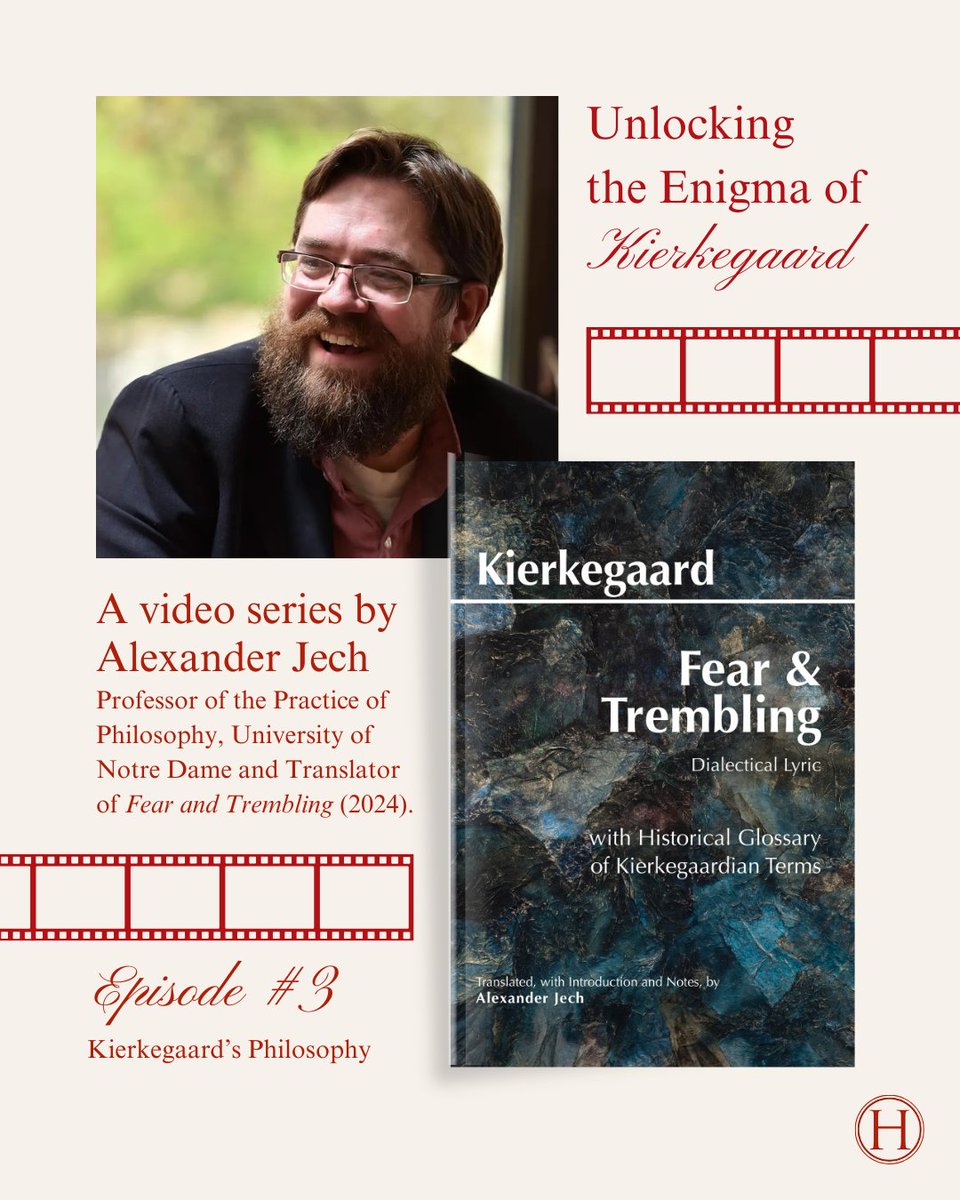 Take a deep dive into Søren Kierkegaard's philosophy with the final installment of Alexander Jech's video series. 

Watch the full episode here: vimeo.com/1076426744?sha…

Learn more about Alezander's edition of Fear and Trembling here: hackettpublishing.com/fear-and-tremb…