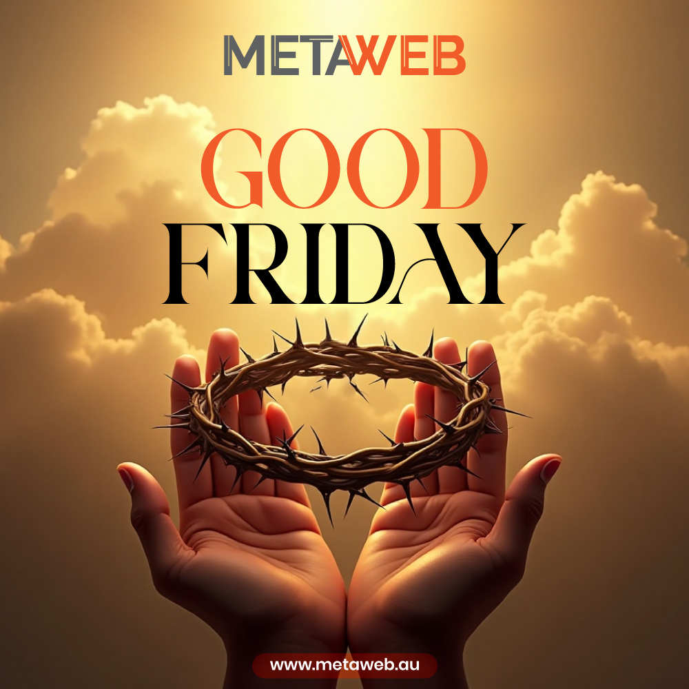 MetaWebAus's tweet image. Good Friday reminds us that even in our darkest hours, light is on the way. Let’s carry faith in our hearts and love in our actions. 💫
#GoodFriday #Hope #Peace #NewBeginnings