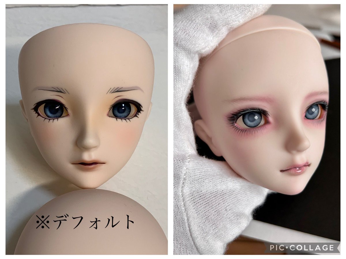 zarameya_doll's tweet photo. (カスタム記録)
まず造形が美少年。リアル寄りなヘッドなので、いつもSDにメイクするのと同じ感覚でメイク出来ました。
※睫毛は描き睫毛
←暴走状態の赤い瞳も再現したくてアイ自作
#DD_9S #DD9s https://t.co/clJ2YzVDgL