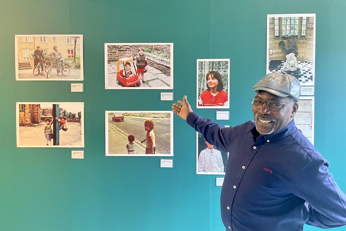 Such a pleasure to meet photographer Victor Wedderburn and see his beautiful pictures of Bradford in the 80s. The show opens at Loading Bay tomorrow! 📸