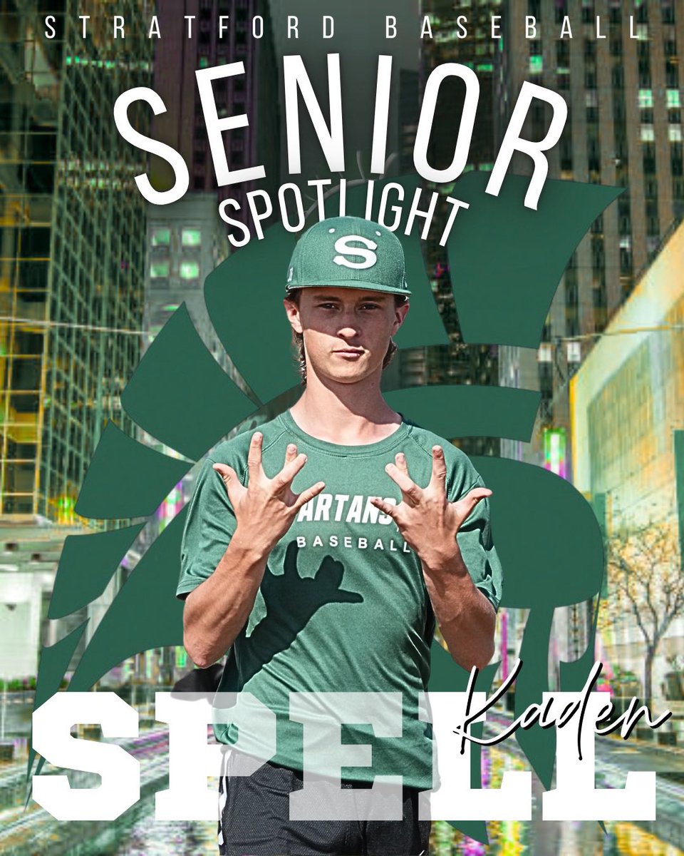 Stratford Spartan Baseball (@stratford_bsbl) on Twitter photo Spartan Senior Spotlight: Kaden Spell! Kaden plans to attend Texas A&M University - Corpus Christi this Fall #spartanpride
<a href="/ItsCoachHall/">Coach Hall</a> <a href="/77079Athletics/">Stratford High School Athletics</a> <a href="/SHS_BoosterClub/">Stratford Booster</a> Spartan Senior Spotlight: Kaden Spell! Kaden plans to attend Texas A&M University - Corpus Christi this Fall #spartanpride
<a href="/ItsCoachHall/">Coach Hall</a> <a href="/77079Athletics/">Stratford High School Athletics</a> <a href="/SHS_BoosterClub/">Stratford Booster</a>