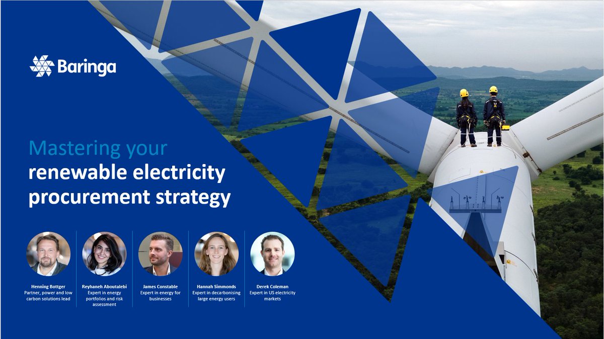 Is your business looking to create, implement, or optimise a renewable energy procurement strategy? Our latest webinar has you covered:
Watch now: ow.ly/vjk350VCs9S
