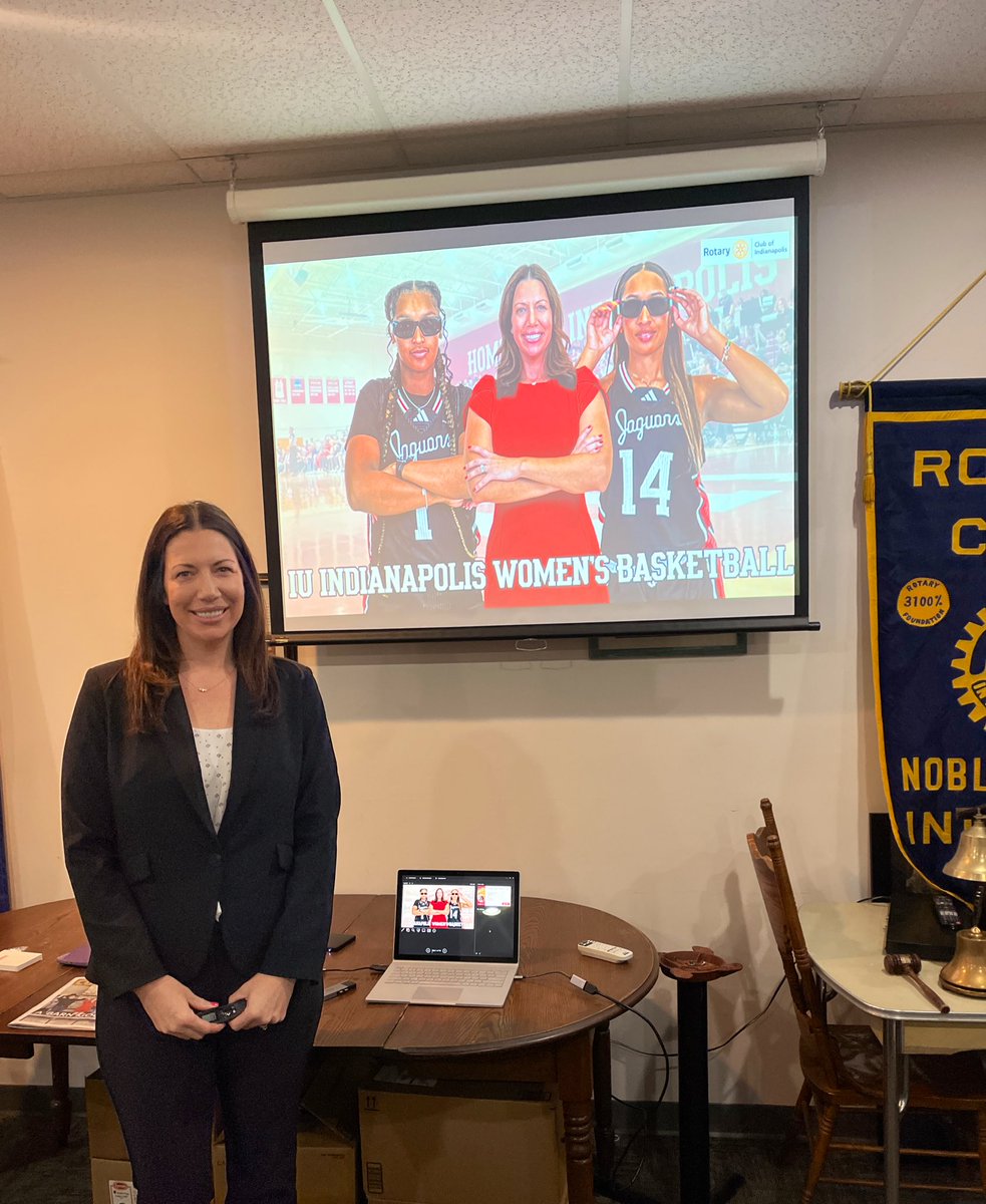 Kate Bruce (@coachkatebruce) on Twitter photo Thank you <a href="/nobles_rotary/">Noblesville Rotary</a> for having us this morning. I had a great time sharing about our program and all the great things going on at IU Indianapolis right now 🤩 Thank you <a href="/nobles_rotary/">Noblesville Rotary</a> for having us this morning. I had a great time sharing about our program and all the great things going on at IU Indianapolis right now 🤩