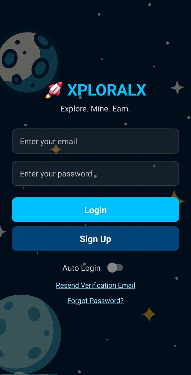 xploralx's tweet photo. XPLORALX is coming soon!
The app is live and fully functional —
Login, mine XPLX, boost your earnings, and collect rare NFTs!
We’re almost ready to launch. Get ready to explore the future of mining!
Explore. Mine. Earn.
Coming soon.
#XPLORALX #ComingSoon #CryptoMining #NFTApp #Web3App #ReactNative #CloudMining #EarnCrypto #PlayToEarn