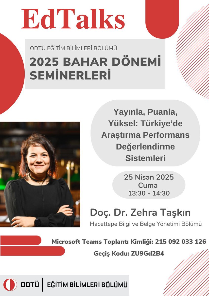 ODTÜ Eğitim Bilimleri Bölümü tweet media