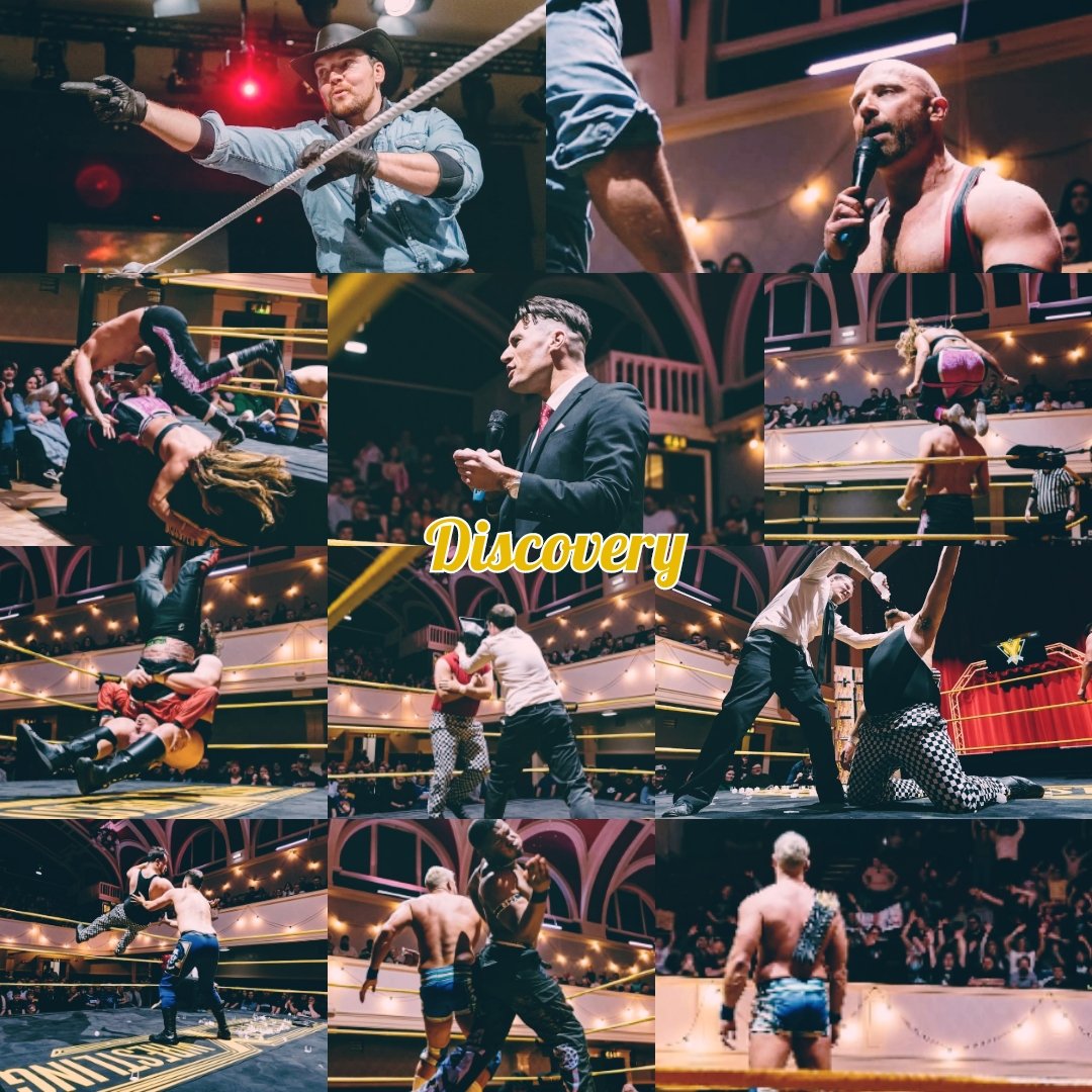 #ProfessionalWrestling #ProWrestling #DiscoveryWrestling #Year10 <a href="/MonstrumPW/">Monstrum/ Charles Douglas</a> <a href="/RobbStow/">Robb Stow</a>
<a href="/SimonMiller316/">Simon Miller</a> <a href="/JudasGreyPW/">Judas Grey</a> <a href="/IanSkinnerPW/">Ian Skinner (w/ rizz)</a> <a href="/emersynjayne/">Emersyn Jayne</a>
<a href="/BruiserBradE/">Bruiser Brad Evans</a> <a href="/DaveConradUK/">"The Gambler" Cowboy Dave Conrad</a> <a href="/The_RobMills/">⚓⛧Rob Mills⛧⚓ (as you know)</a> <a href="/joehendry/">Joe Hendry</a> <a href="/DEREISS_/">MAN LIKE DEREISS</a> Thank you <a href="/KyleWattPhoto/">Kyle Watt 📸</a>