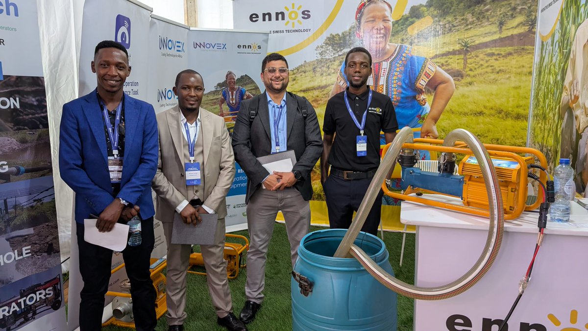 A big thank you to everyone who joined us at EAIF 2025 last week in Kampala! ✨ 

We were showcasing our new 1.5 HP solar pump model manufactured in South Africa with <a href="/netzschpumps/">NETZSCH Pumps & Systems</a>, as well as our groundbreaking partnership with <a href="/InnovexUG/">Innovex UG</a>  and their IoT-based solution.