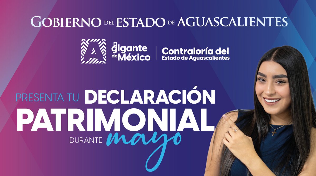 SEFIRC's tweet image. ⚠️Servidor Público⚠️

Es tiempo de presentar tu  #DeclaracionPatrimonial 

No pierdas tiempo ⏱️ 

Está próximo el cumplimiento de nuestra Declaración de Modificación 2024, la cual se presentará del 01 al 31 de mayo de 2025. 

👇🏼👇🏼Ingresa ahora mismo 👇🏼👇🏼
contraloria.aguascalientes.gob.mx/DeclarAGS/logi…