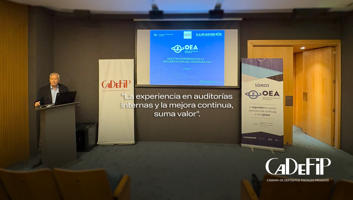 cadefip's tweet image. ¡La primera charla sobre el Programa OEA fue un éxito!

Sumate a CADEFIP y accedé a eventos exclusivos, asesoramiento especializado y herramientas estratégicas para enfrentar los desafíos del comercio exterior y la logística aduanera.

🌐 Conocé más en web. Link en el perfil.