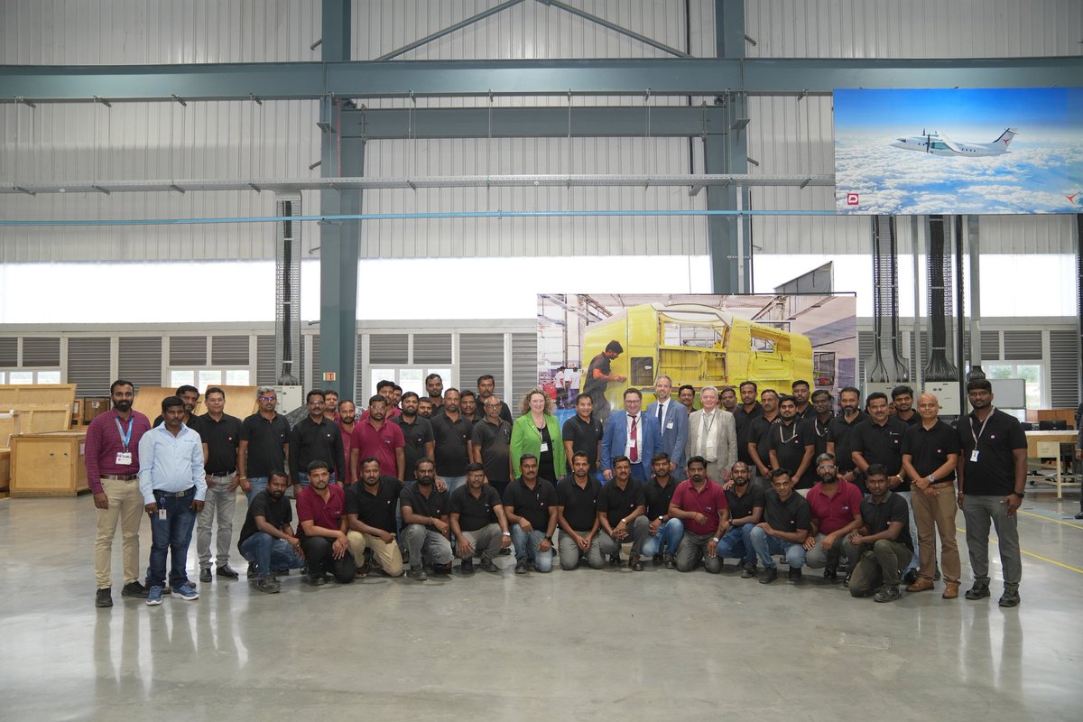Dynamatic® Technologies Limited (@dynamatictech) on Twitter photo Aerospace partnership soars! <a href="/TobiGotthardt/">Tobias Gotthardt MdL</a> inaugurates D328eco rear fuselage assembly line at <a href="/DynamaticTech/">Dynamatic® Technologies Limited</a>, Bangalore. Strong collaboration between India & Germany with <a href="/Deu_Aircraft/">Deutsche Aircraft</a>'s Nico Neumann & Dynamatic's @UtobyM leading the way! Aerospace partnership soars! <a href="/TobiGotthardt/">Tobias Gotthardt MdL</a> inaugurates D328eco rear fuselage assembly line at <a href="/DynamaticTech/">Dynamatic® Technologies Limited</a>, Bangalore. Strong collaboration between India & Germany with <a href="/Deu_Aircraft/">Deutsche Aircraft</a>'s Nico Neumann & Dynamatic's @UtobyM leading the way!