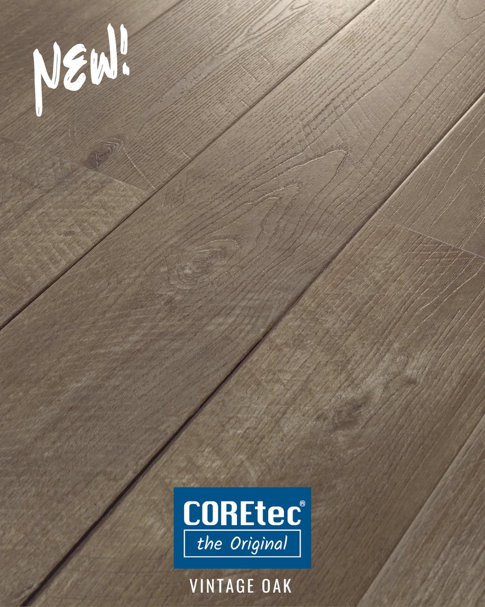 thebossDFW's tweet photo. NEW ARRIVAL! 🆕✨
Who doesn’t love the look of reclaimed wood? This new line of COREtec is built to perform:
✔️ 100% Waterproof, Kidproof &amp; Petproof
✔️ Easy Install 
✔️ Lifetime Limited Warranty
✔️ GREENGUARD Gold Certified
Come check it out at THE BOSS® Dallas! https://t.co/y7b29NTLK3