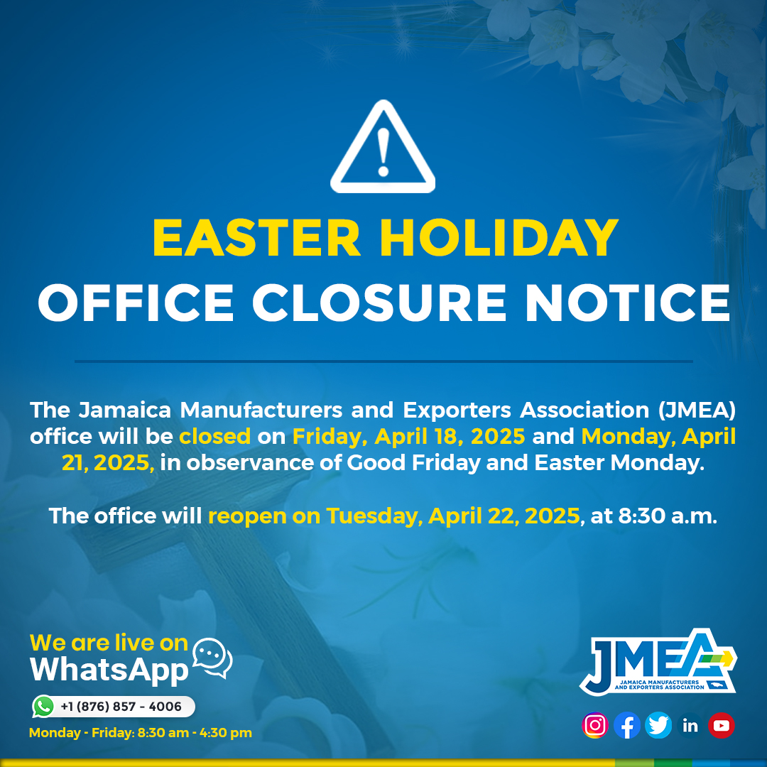 Please note that our office will be closed for the Easter holiday from Friday, April 18th and will reopen on Tuesday, April 22nd. We wish you a happy and peaceful Easter!

#JMEAatWork #Easter #OfficeClosure