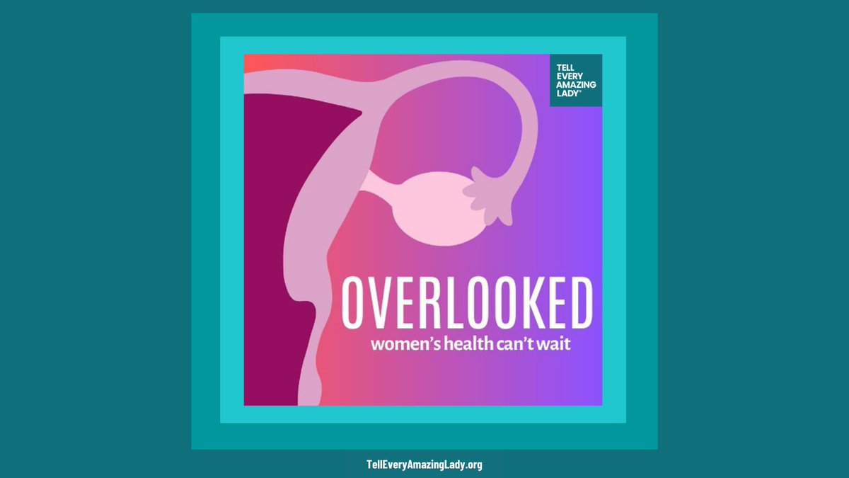 Tell Every Amazing Lady® (@tealwalk) on Twitter photo Tell Every Amazing Lady® is a proud sponsor of <a href="/goldaarthur/">golda arthur</a>'s award winning podcast, Overlooked: Women's Health Can’t Wait. This season we sponsored the episode, The Origin Story of Estrogen Therapy, with Alison Li.
Check it out here: tinyurl.com/bdfxrkxw or wherever you Tell Every Amazing Lady® is a proud sponsor of <a href="/goldaarthur/">golda arthur</a>'s award winning podcast, Overlooked: Women's Health Can’t Wait. This season we sponsored the episode, The Origin Story of Estrogen Therapy, with Alison Li.
Check it out here: tinyurl.com/bdfxrkxw or wherever you