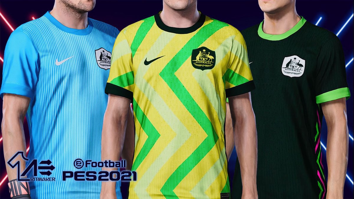 Hola amigos, ya están disponibles para #PES2021 los nuevos kits 2025 de la selección de Australia y los pueden descargar en angaedca.jimdofree.com/kits-ps4/selec…  

Espero les guste.          
Saludos!