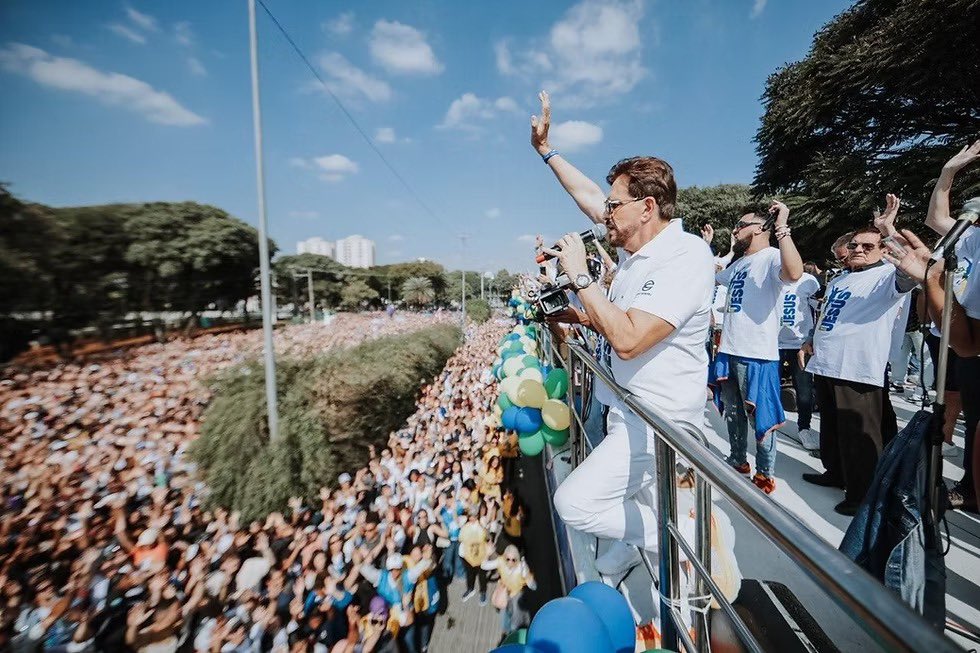 A Marcha Para Jesus 2025 está cada dia mais próxima!💚🙏🏻

Dia 19 de Junho nos vemos lá!

#MarchaParaJesus