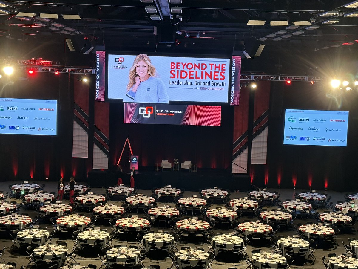 Excited to hear <a href="/ErinAndrews/">Erin Andrews</a> at <a href="/FMWFChamber/">FMWF Chamber</a> #VoicesofVision