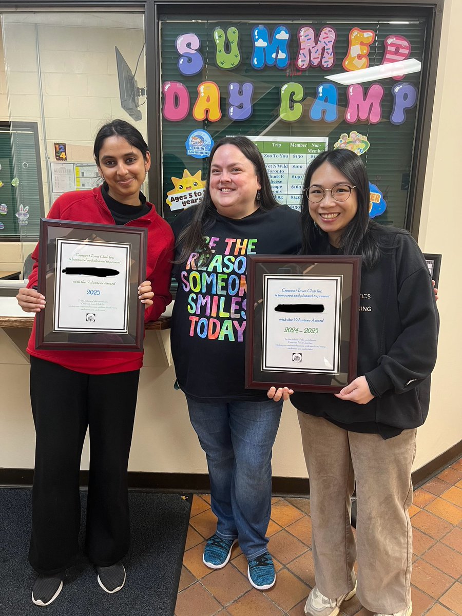 We would like to thank our two placement students from the Recreation &amp; Leisure Services program at <a href="/CentennialSCHS/">SCHS 🇨🇦</a> for their hard work &amp; dedication to the Club during their time with us. We wish you both the best of luck &amp; look forward to Candy joining our Camp team this Summer!