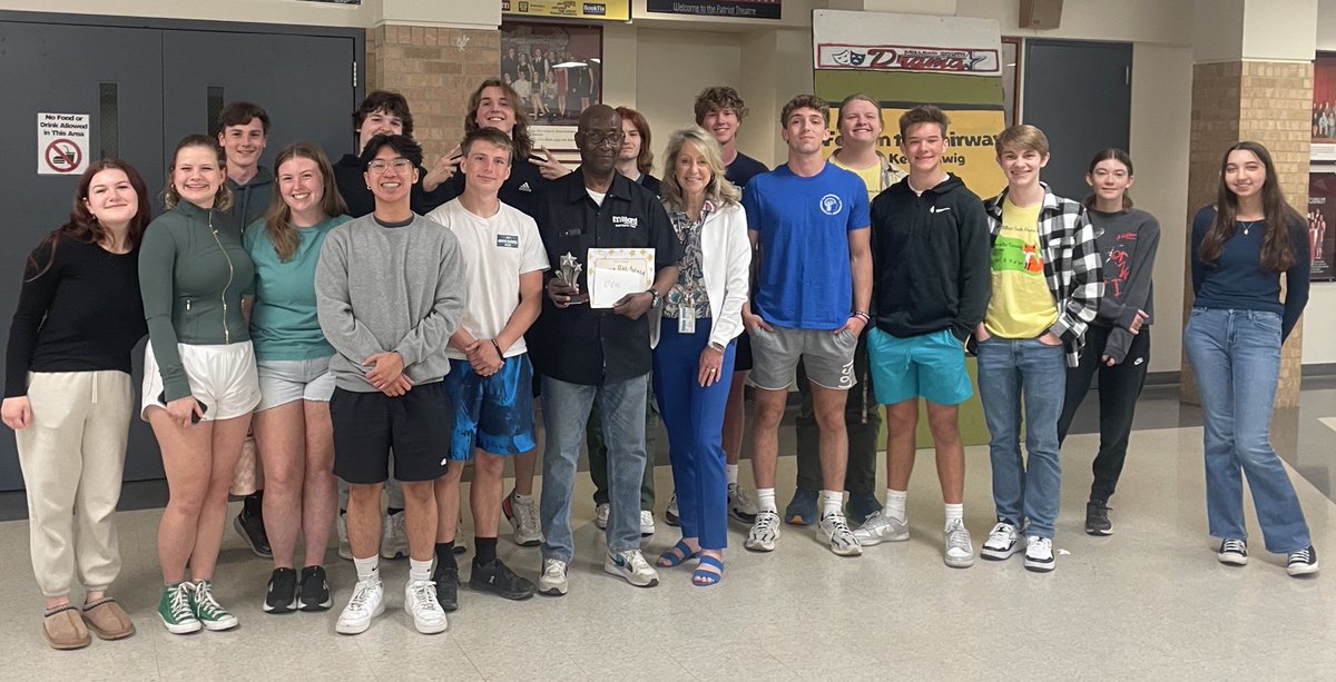 Congratulations to Odai Zekpa. He is our Vicki Kaspar Shining Star recipient this week. Odai goes above and beyond to make sure that our events are set up and ready to go.  He takes great pride in his work and is so kind to all of our students.