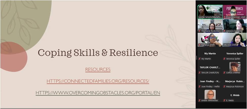 A heartfelt thank you to Ms. Leisha Campbell, Alief’s Mental Health Liaison, for her insightful lunch and learn sessions on coping skills and resilience. Your valuable insights empower us as we close out the 2024-2025 school year. #AliefCounselingHasYouCovered💚