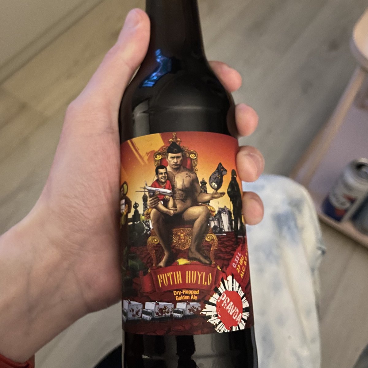 last night we let the putin huylo talk