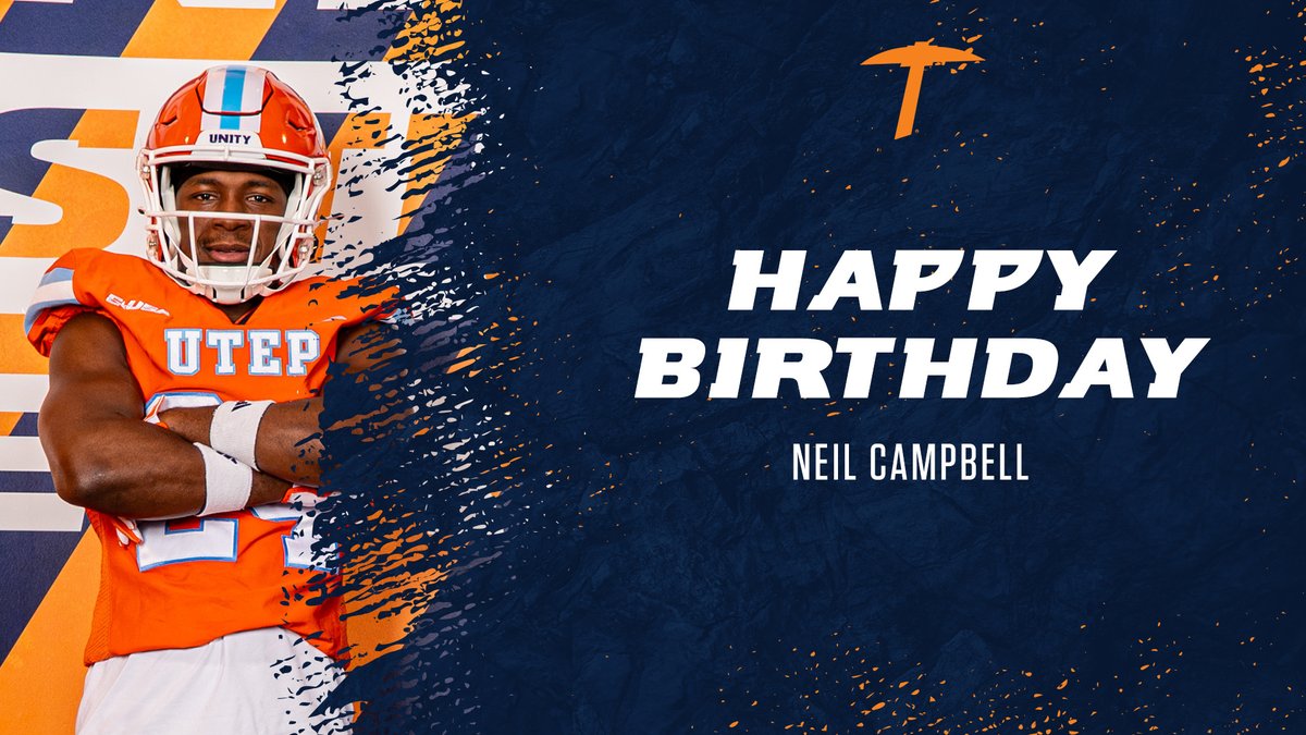 Happy birthday to Cornerback, Neil Campbell‼️⛏️

#PicksUp | #WinTheWest <a href="/Neil2414/">Neil Campbell</a>
