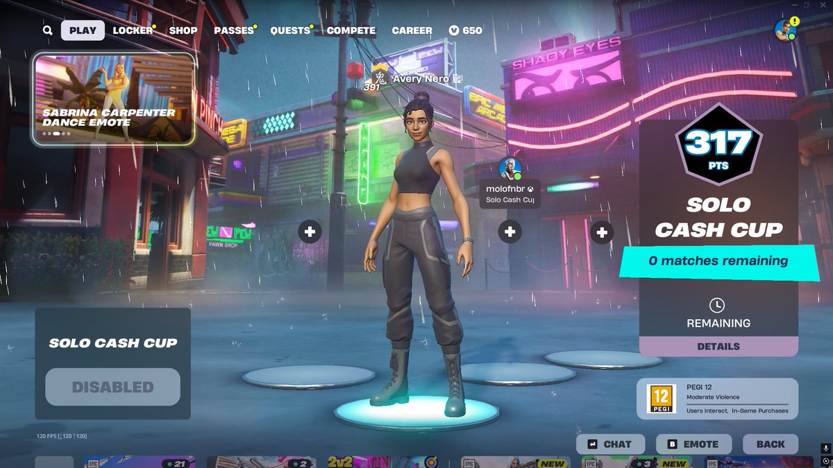 qualed 

best comeback had 80 points in 6 games