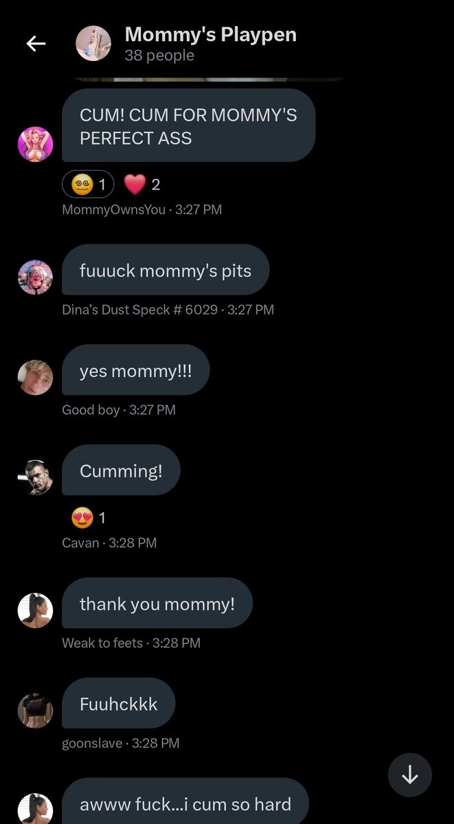 goonfinity (26-10 battle record) (@rogyrogg72) on Twitter photo Classic moment of mommy making 6 #gooners cum at the the same time during today's session
Youre not in <a href="/MommyOwnsY0u/">MommyOwnsYou</a>'s playpen yet? Are you even #gooning?
Wonder what the pics are? You'll just have to message her begging to join and MAYBE she'll enlighten you
#wankbattle #goon Classic moment of mommy making 6 #gooners cum at the the same time during today's session
Youre not in <a href="/MommyOwnsY0u/">MommyOwnsYou</a>'s playpen yet? Are you even #gooning?
Wonder what the pics are? You'll just have to message her begging to join and MAYBE she'll enlighten you
#wankbattle #goon