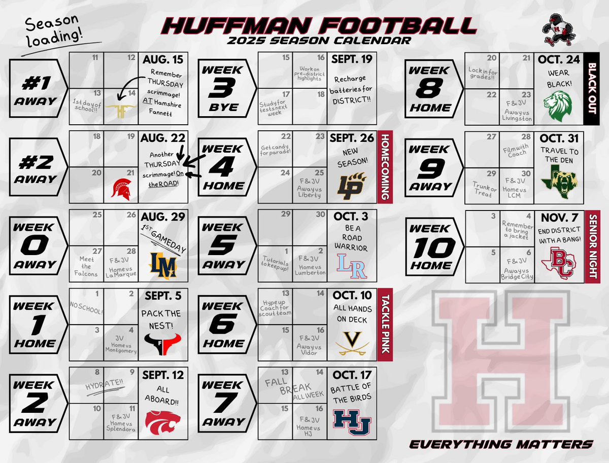 2025 season loading
🟩🟩🟩🟩⬜️⬜️⬜️⬜️⬜️⬜️⬜️⬜️

#EAT #EverythingMatters #TalonsUp