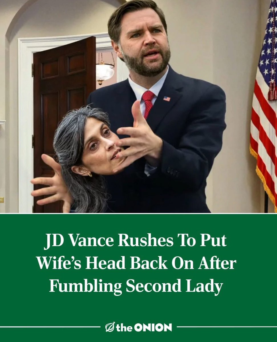Padma4Point0's tweet photo. #LOLOLOLOLOLOL 
🤣🤣🤣🤣🤣🤣🤣

@JDVance @TheOnion https://t.co/i3P3hq15YX