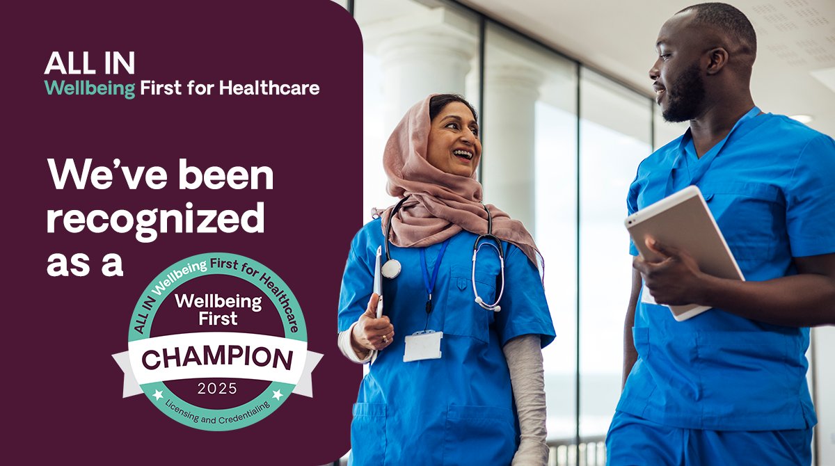 Congratulations to the Division of Professional Regulation and the Illinois State Medical Board on being named a 2025 Wellbeing First Champion! This honor recognizes efforts to improve mental health care privacy so health care workers can seek help safely.