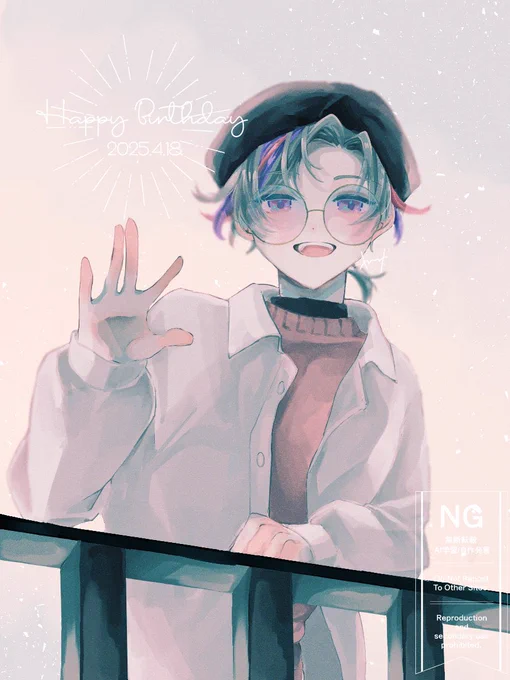 お誕生日おめでとうございます#絵スコート#不破湊生誕祭2025 