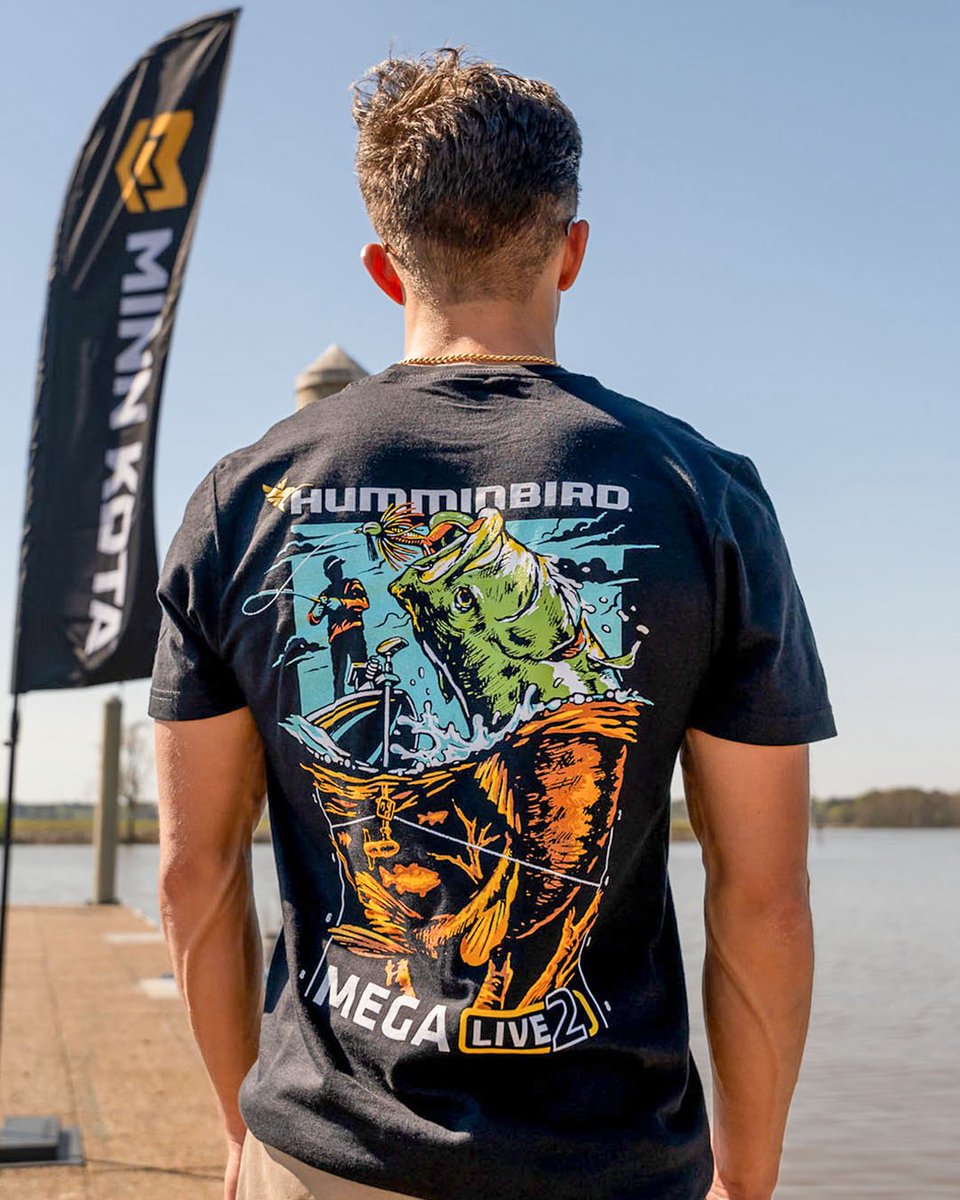 HumminbirdFish's tweet photo. Check out these π₯ MEGA Live 2 T-Shirts! Want one? π https://t.co/LCWtLxuYM7
#MEGALive2 #Humminbird #BassFishing https://t.co/I61XAoi4Kn
