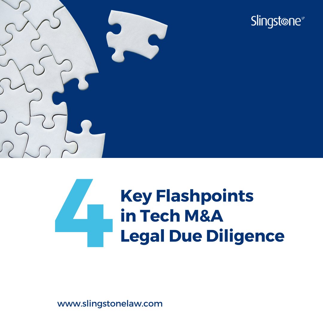 SlingstoneLaw's tweet photo. From IP to revenue streams and equity ownership, these are some of the key flashpoints in legal due diligence during Tech M&amp;A transactions.  1/2

#TechM&amp;A #LegalDueDiligence #Acquisitions #Mergers #StartupLaw https://t.co/XQQapVbFUz