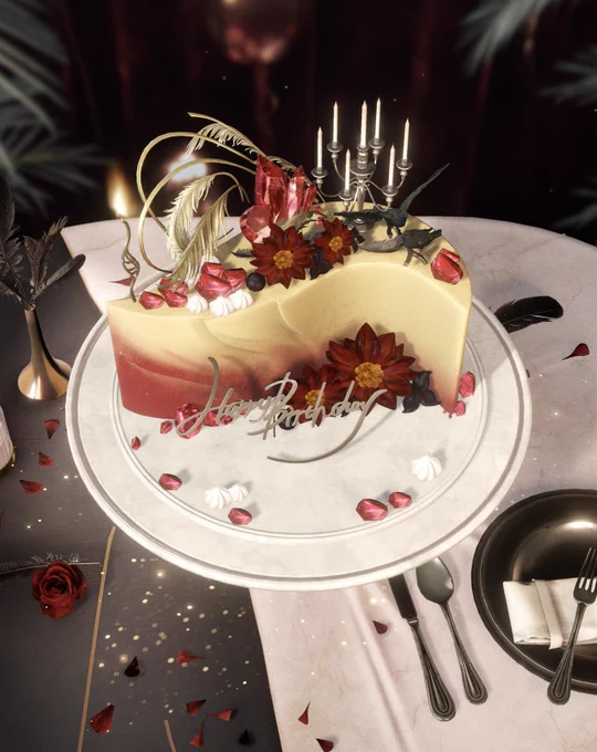 バースデーケーキはこれにしました!SNSも可愛かった〜 