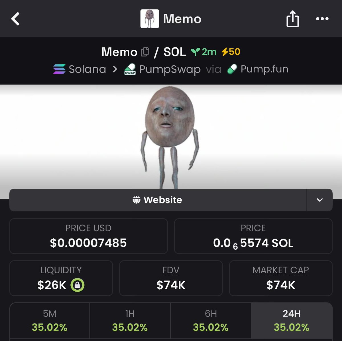 Up 2X already and 50X boosted 

Memo bonded 📈

CA:

7CML7eyRdqSx9hJwKY5UhuXrSUWvLuTN2BYTpXL4pump