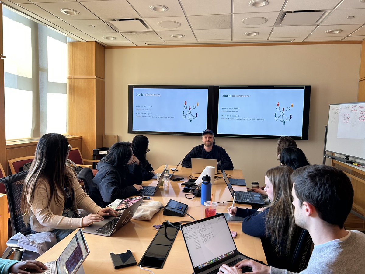 Sen Pei (@senpei_cu) on Twitter photo So glad to have <a href="/_jgyou/">Jean-Gabriel Young</a> give an intriguing lecture on contagion modeling and network inference in our network science class! So glad to have <a href="/_jgyou/">Jean-Gabriel Young</a> give an intriguing lecture on contagion modeling and network inference in our network science class!